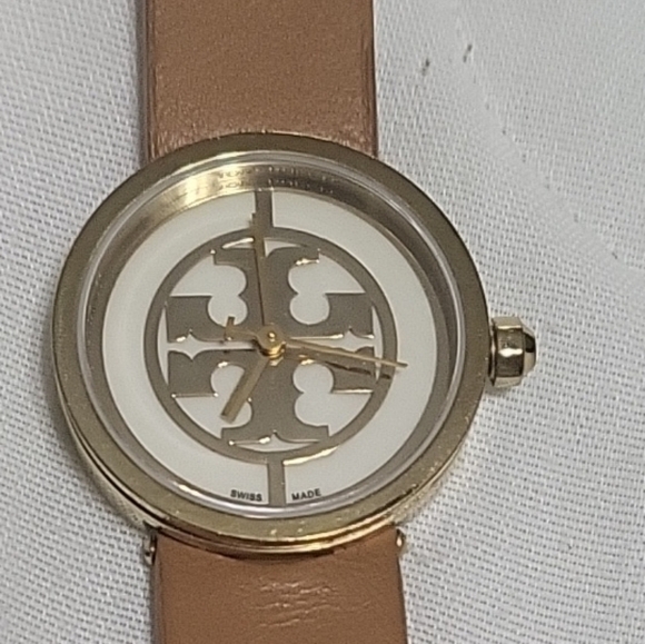 Tory Burch Accessories - Tory Burch Gold and Tan Women's Watch